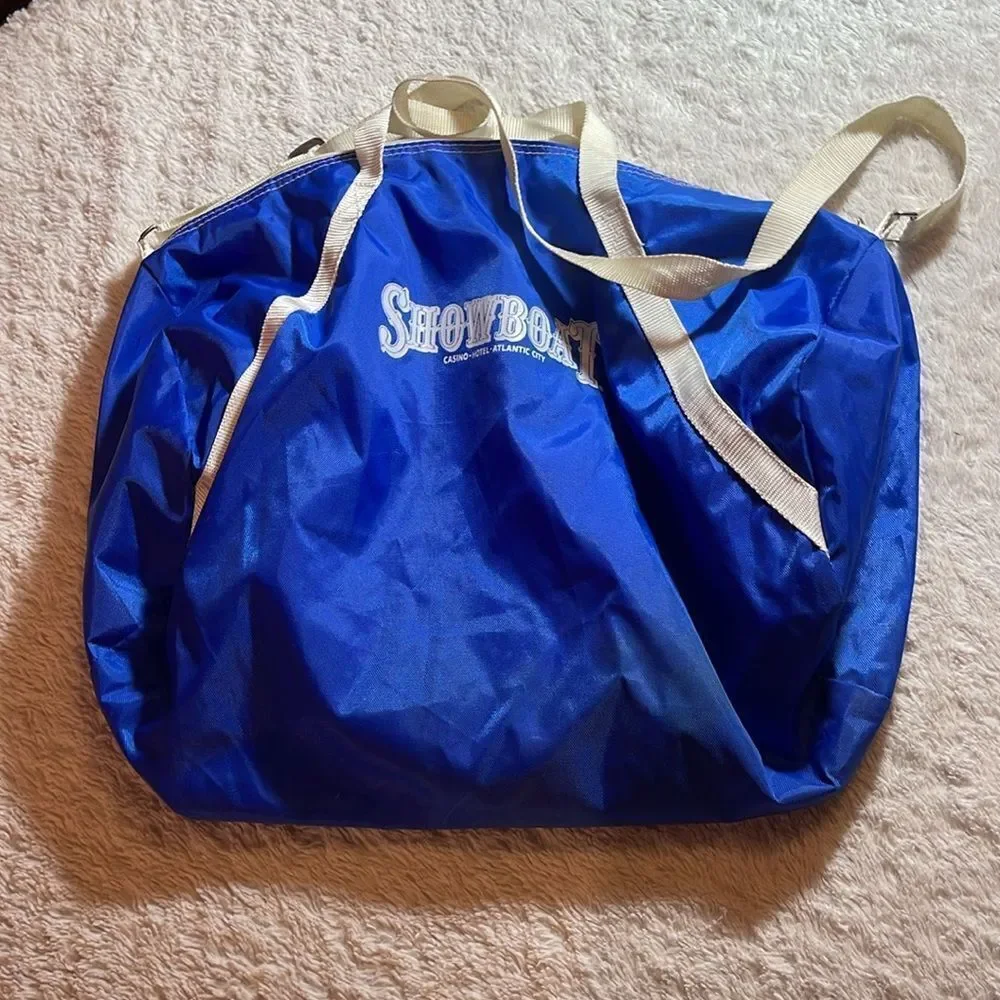 Vintage showboat casino, hotel Atlantic City duffel bag